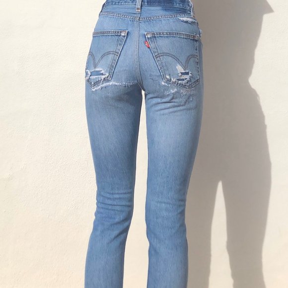 Re/Done Reworked Vintage Levis - Picture 1 of 7